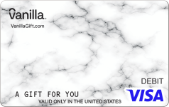 White Marble Vanilla Visa Gift Card
