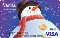 Featured Card 6 - Magical Snowman Visa Gift Card