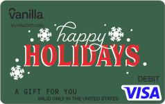 Featured Card 10 - Snowflake Holidays Visa Gift Card