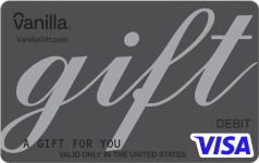 Script Slate Vanilla Visa Gift Card