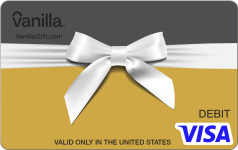 Wrapped Bow Gold Vanilla Visa Gift Card