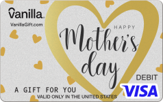 Love You Mom Vanilla Visa Gift Card