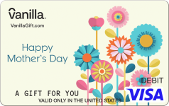 Mother's Day Bloom Vanilla Visa Gift Card
