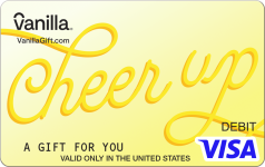 Featured Card 11 - Cheer Up Vanilla Visa Gift Card