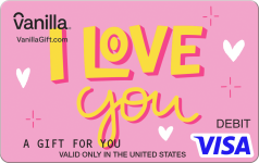 Featured Card 6 - I Love You Vanilla Visa Gift Card