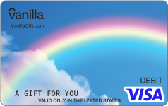 Featured Card 5 - Rainbow Vanilla Visa Gift Card