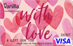 Featured Card 11 - With Love Visa Gift Card