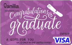 Featured Card 7 - Con-GRAD-ulations Vanilla Visa Gift Card