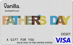 Father's Day Vanilla Visa Gift Card