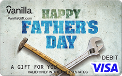 Father's Day Tools Vanilla Visa Gift Card