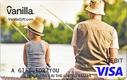 Fishing Buddies Vanilla Visa Gift Card