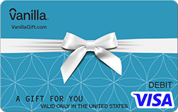 Small Bow Vanilla Visa Gift Card