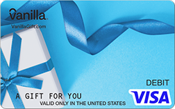 Blue Ribbon Vanilla Visa Gift Card
