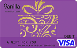 Gold Box Vanilla Visa Gift Card