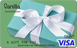 White Bow Vanilla Visa Gift Card