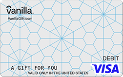 Hexagon Pattern Vanilla Visa Gift Card