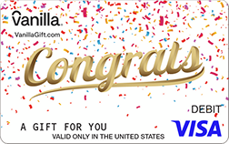 Congrats Multi Vanilla Visa Gift Card