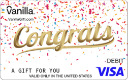Congrats Multi Vanilla Visa Gift Card