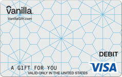 Hexagon Pattern Vanilla Visa Gift Card