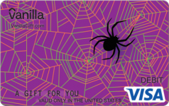 Featured Card 2 - Halloween Web Vanilla Visa Gift Card